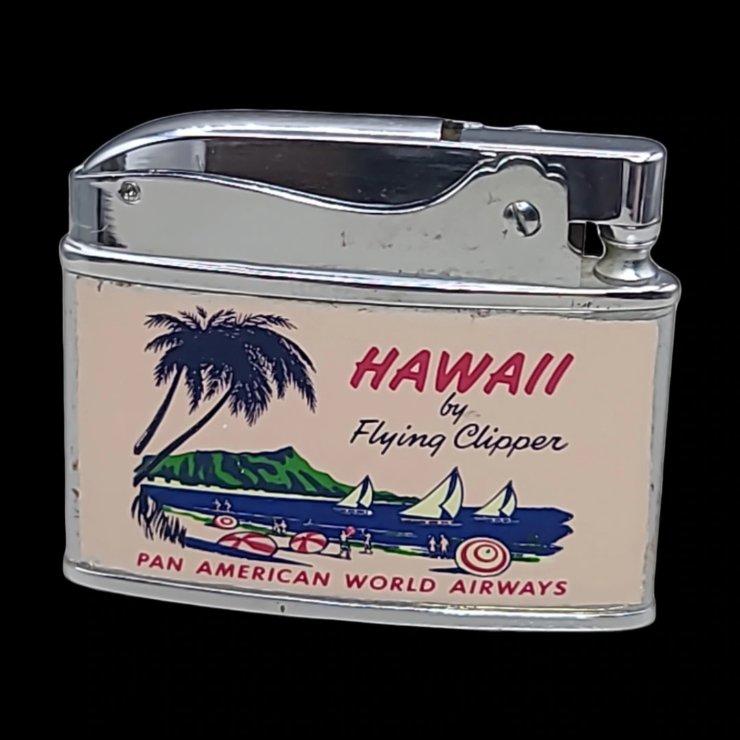 Pan American World Airways — Hawaii by Flying Clipper back archival photograph