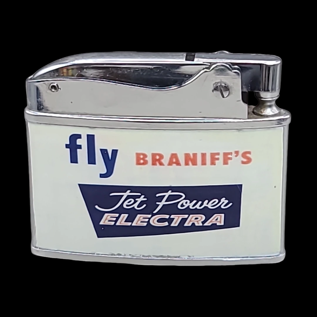 Braniff Airways — Jet Power Electra back archival photograph