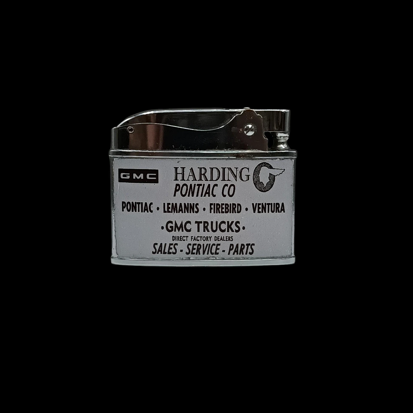 Harding Pontiac Co back archival photograph