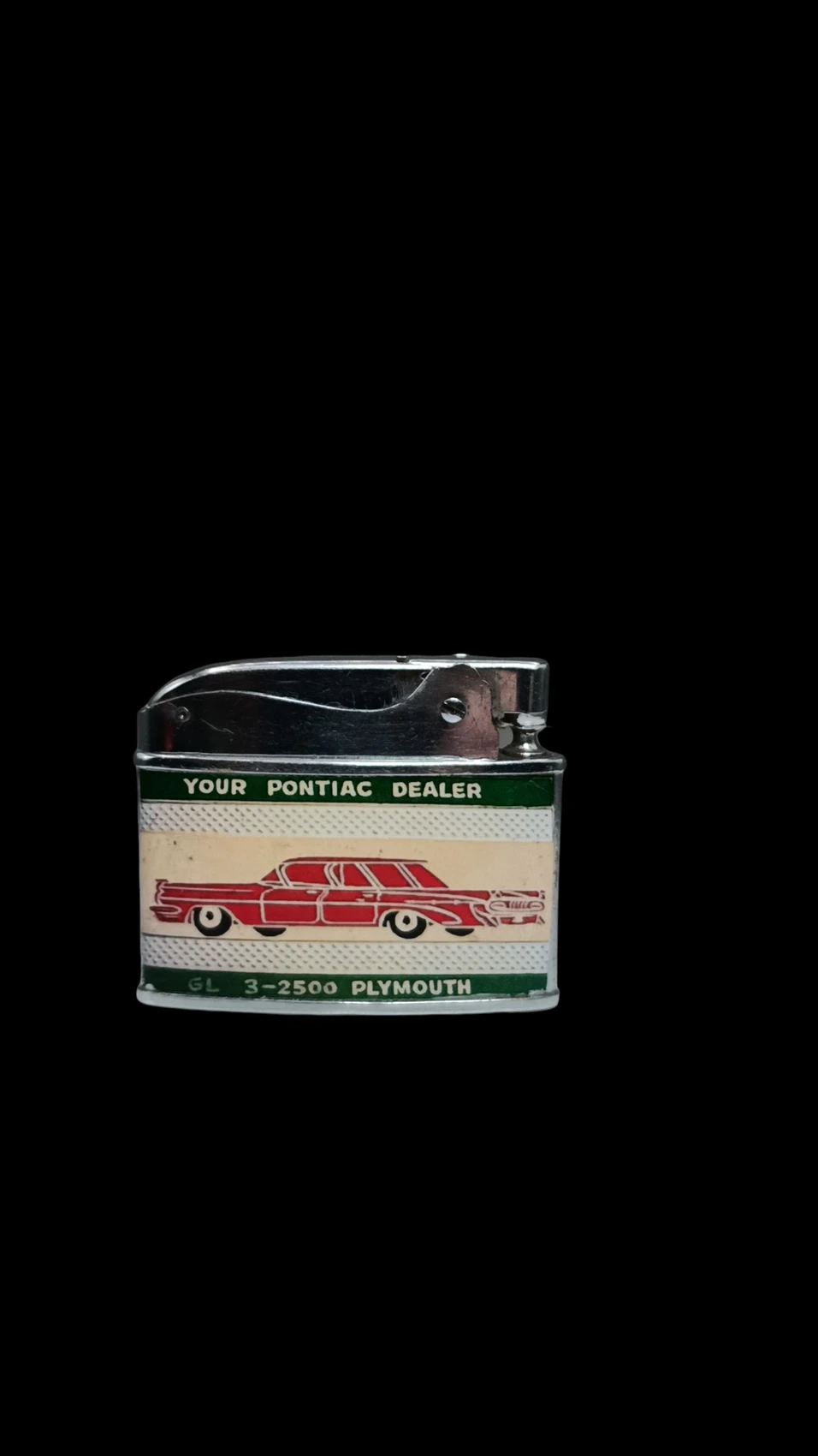 Pontiac Berry & Atchinson Advertising Lighter back archival photograph
