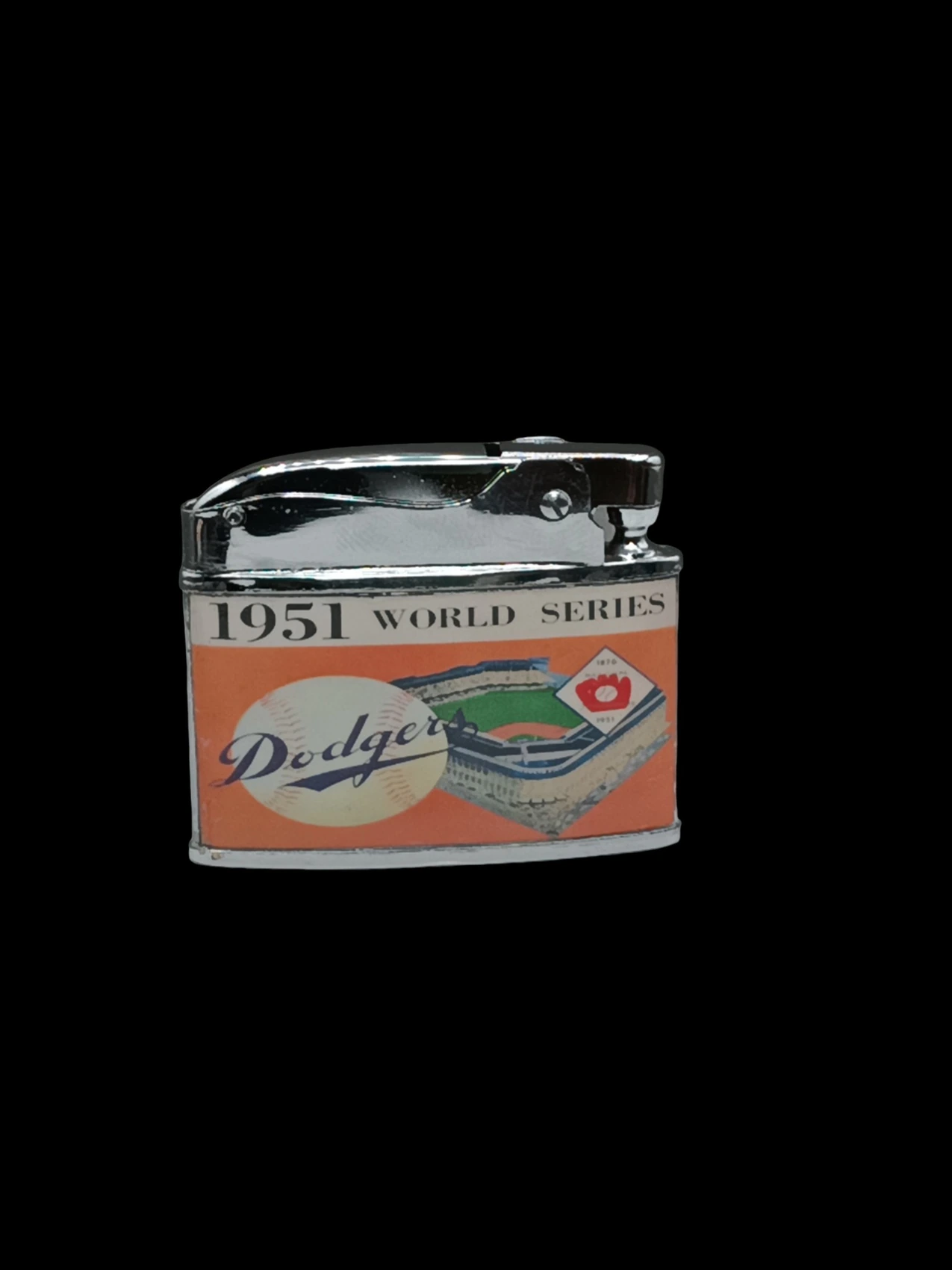 1951 World Series Advertising Design — Yankees / Dodgers back archival photograph