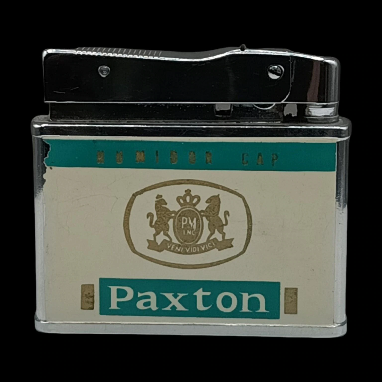 Paxton — Humidor Cap back archival photograph