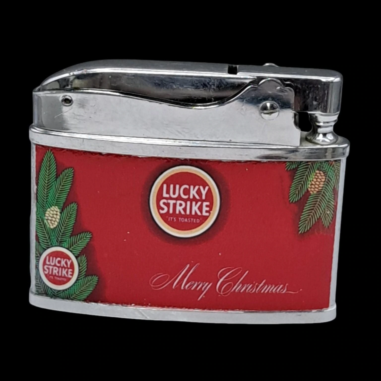 Lucky Strike — Christmas back archival photograph