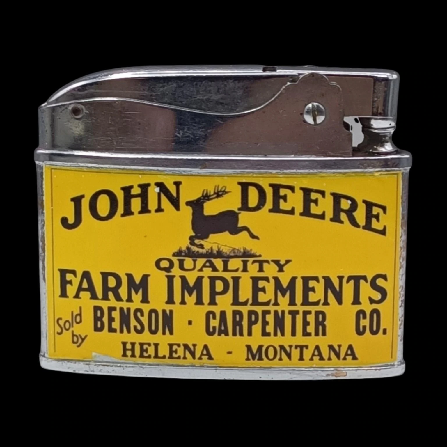 John Deere Quality Farm Implements – Benson Carpenter Co. back archival photograph