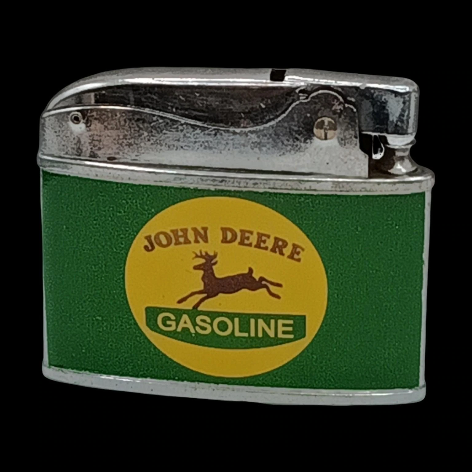 John Deere Gasoline back archival photograph