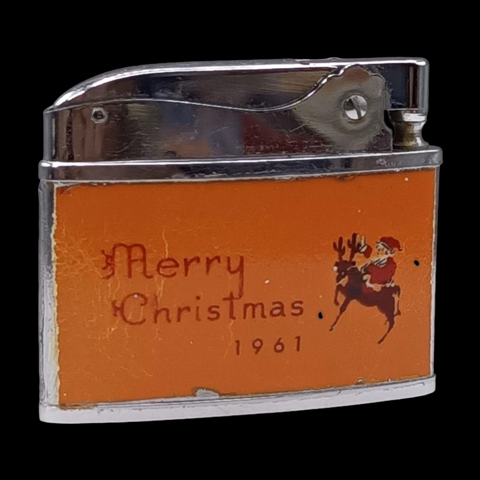 Minneapolis-Moline — Merry Christmas 1961 back archival photograph